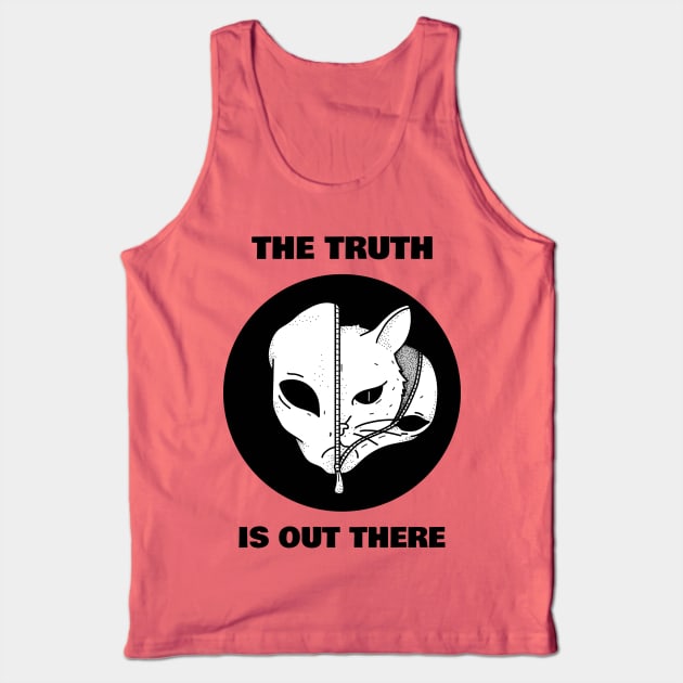 Cats are Aliens - The truth is out there, funny for cat lovers Tank Top by chrisioa